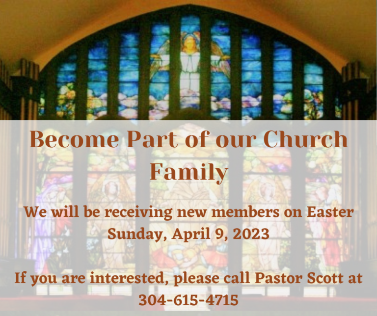 Become Part of our Church Family