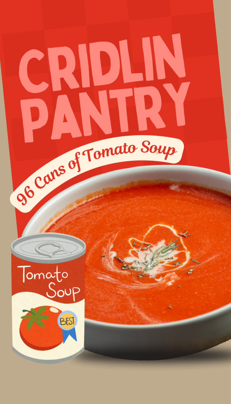 Red and Cream Illustrated Tomato Soup Resealable Pouch (1)