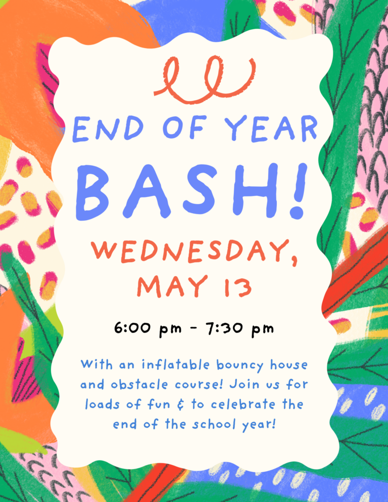 Colorful Illustrated Art Classes Flyer